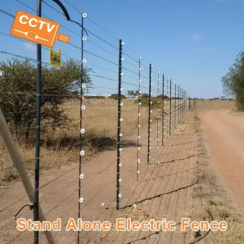 Free-standing electric fence