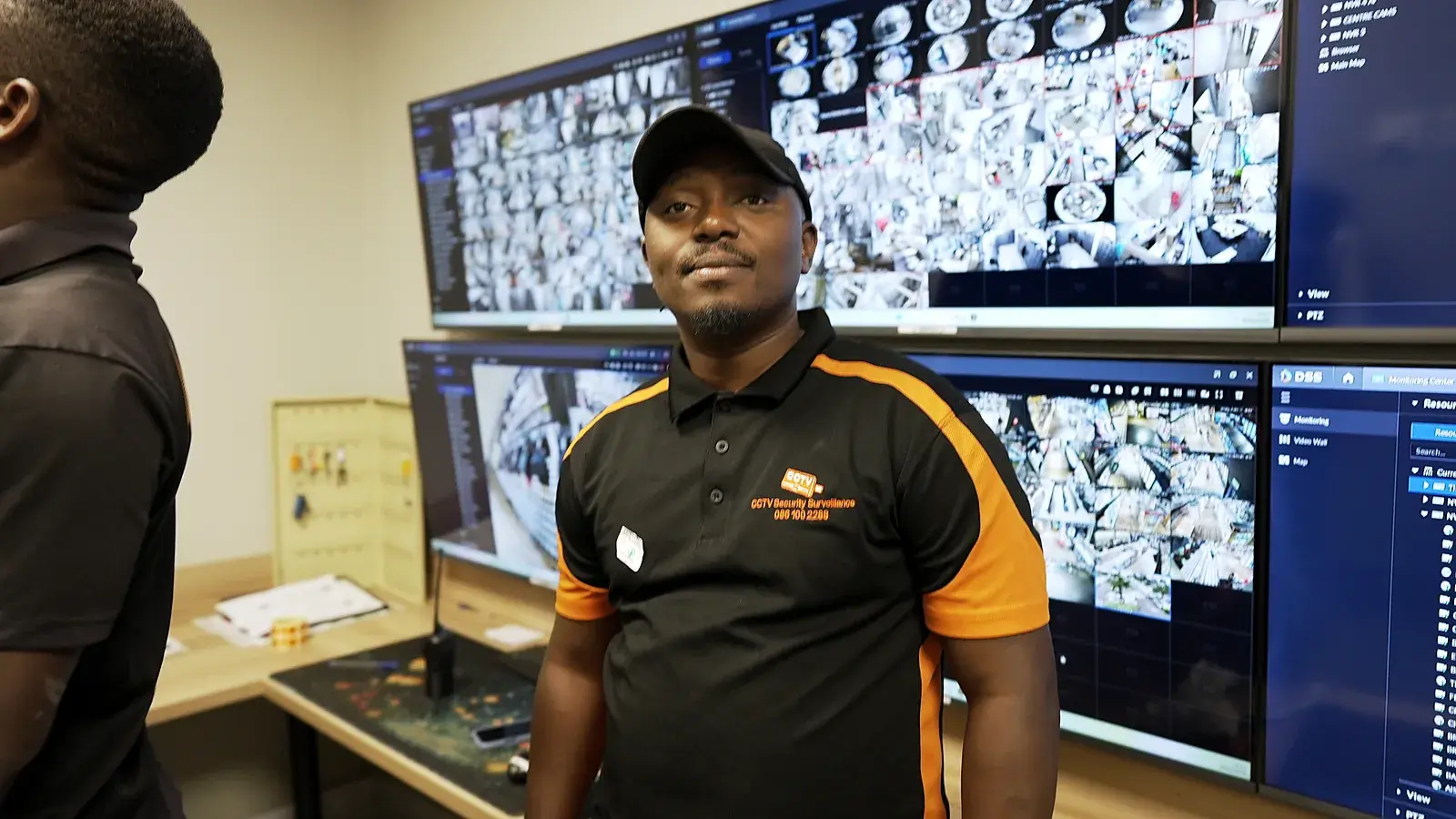 Offsite CCTV monitoring for Eastern Cape businesses: CCTV Security Surveillance technician in a CCTV monitoring room
